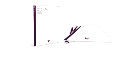 Black  Spot Color Letterhead Printing  Low Cost Print Shop