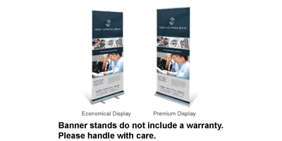 Retractable Banner Printing w Display Stand