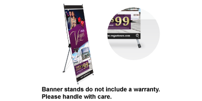 X-Frame Stand with Banner Printing