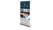 Retractable Banner Printing w Display